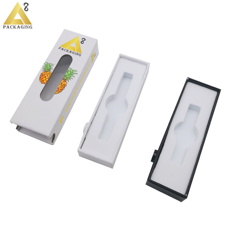 Custom Cart Packaging 3Ml Cartridge Child Resistant Display Cartridge Packaging Drawer Box