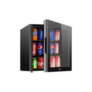 Small Mini Refrigerator And Freezers 50L Mini Fridge For Home Hotel Commercial Bar Display Freezer Cosmetic Fridge