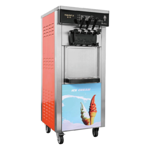 Fully Automatic 20~28L/h Removable With Pulley Commercial Soft Serve Ice Cream Maker Price Ice cream Making Machine