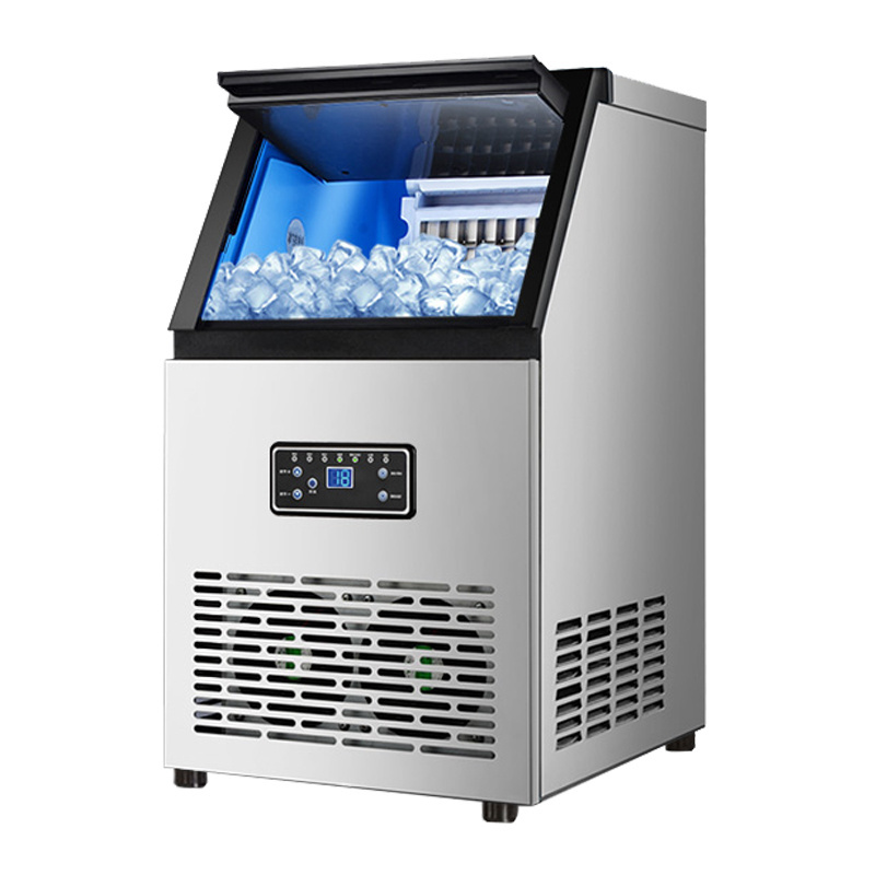 Ice Block Machine Stainless Steel 40kg Automatic Ice Cube Maker Home Commercial Ice Making Machine For Business Sale Price