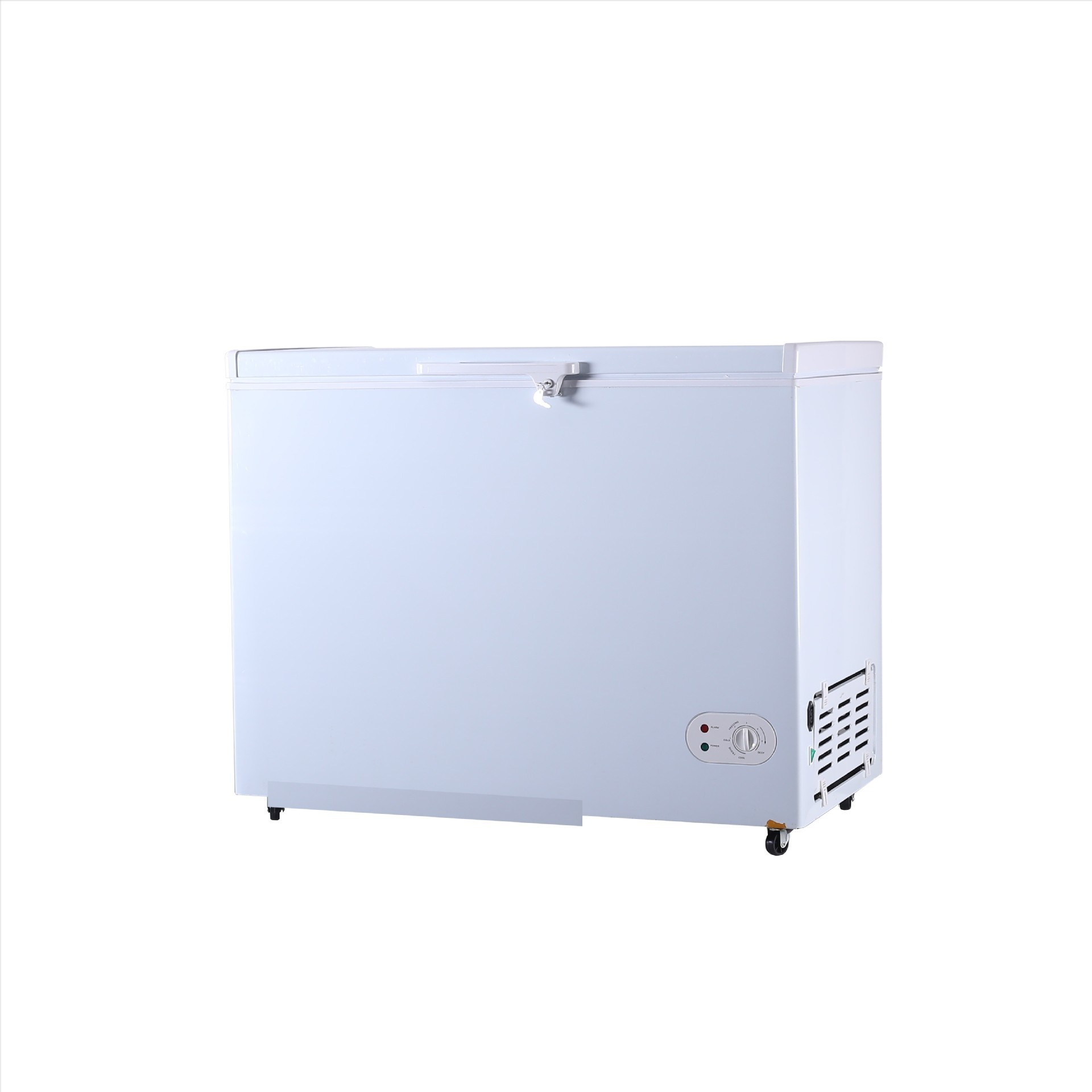 DC Solar Freezer 308L 12V 24V Commercial Top Open Door Deep Fridge Supermarket Ice Cream Food Chest Freezer Refrigerator