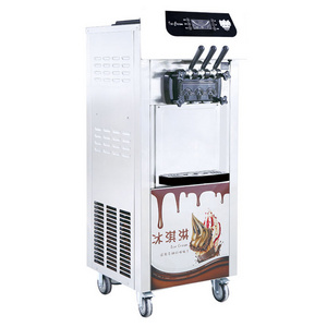 Soft Serve Ice Cream Machine Prices 3 Flavors Automatic Icecream Maker Commercial Ice Cream Machines For Business