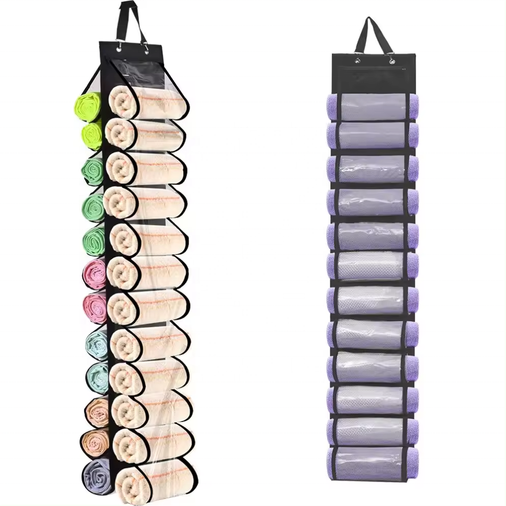 Closet Clothes T-Shirt Pants Hanging Organizer Underwear Yoga Legging Storage Organizer Save Space Hanging Storage Bag