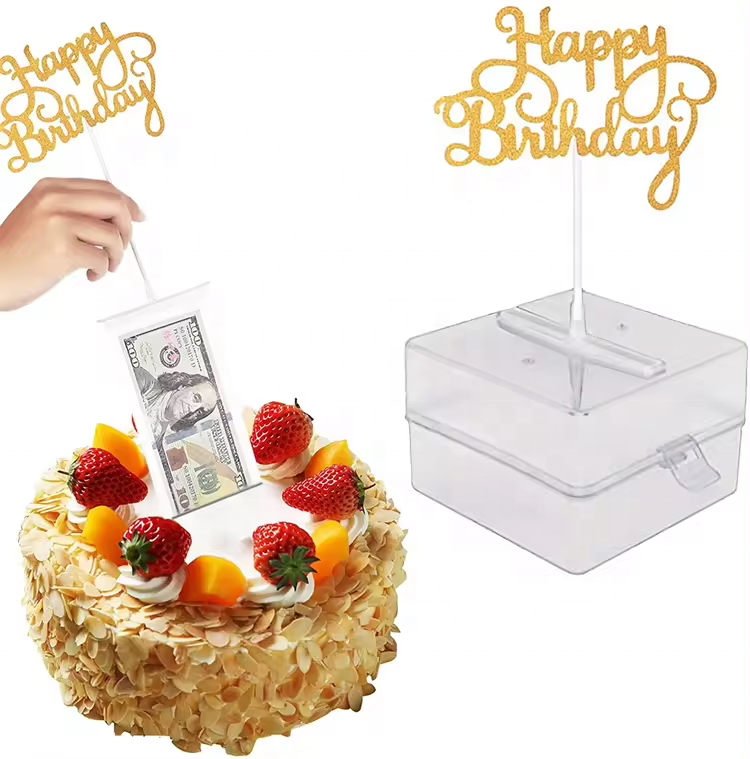 80G Surprise Money Box Money-Drawing Party Baking Decoration