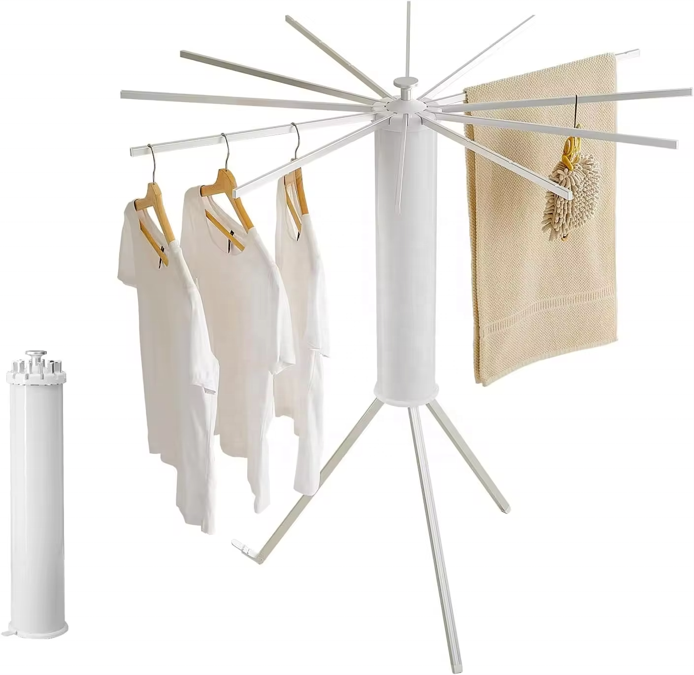 2024 New Arrival Standing Type Clothes Drying Racks Hanging Racks For Laundry Use