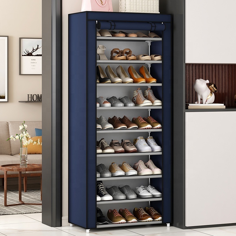 Wholesale Shoe Rack Simple Multi-layer Household Assembly Cloth Shoe Cabinet Storage Shoe Shelf Dust Saving Space Economy