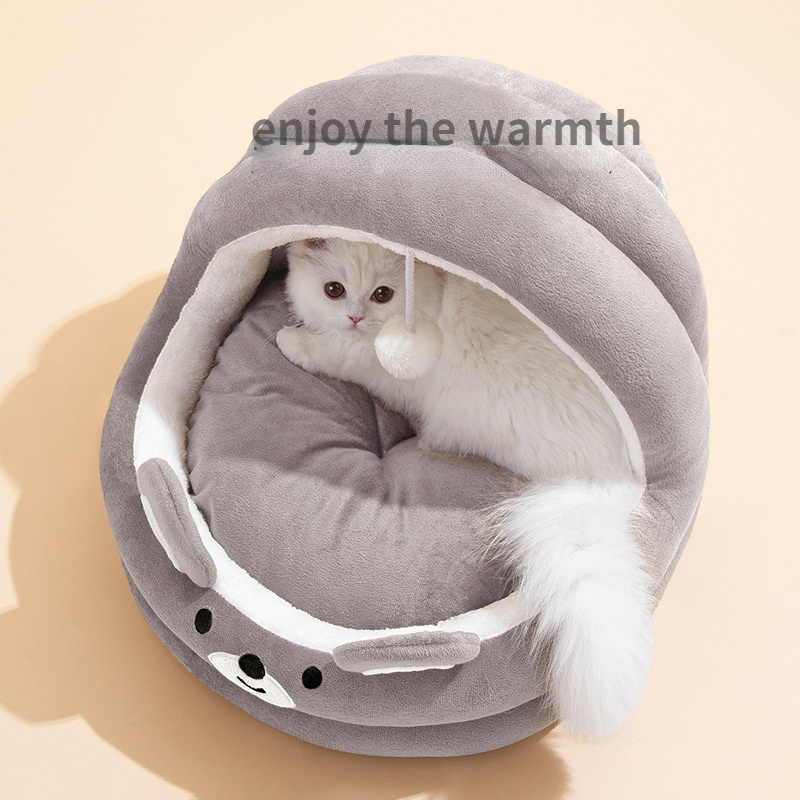 Wholesale four seasons universal cat and dog semi-enclosed soft and comfortable animal litter pad pet litter supplies