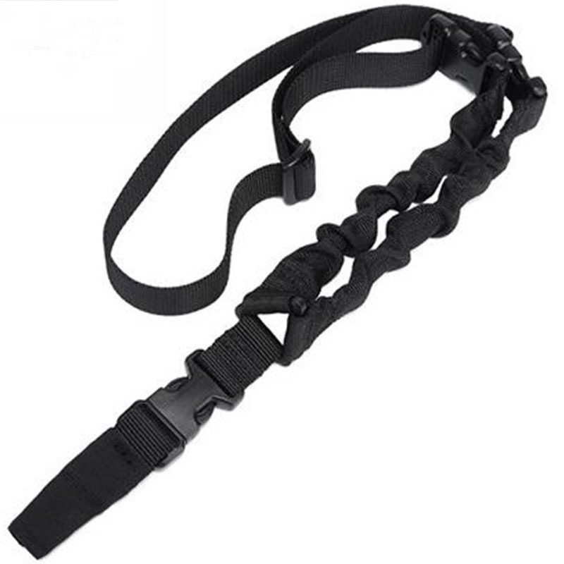 CS single-point outdoor sports heavy-duty fast detachable elastic rope double rubber band strap hook  sling