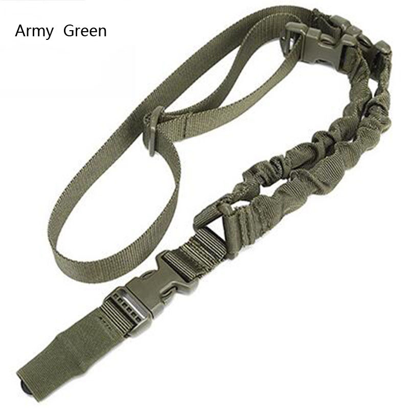 CS single-point outdoor sports heavy-duty fast detachable elastic rope double rubber band strap hook  sling