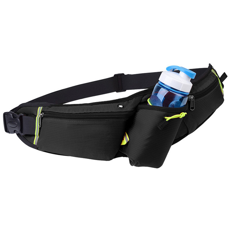 New unisex outdoor running bag with waterproof invisible running waist bag that can hold water cups