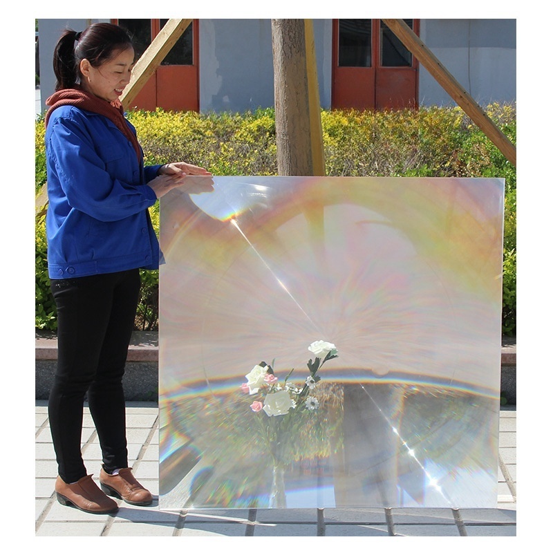 PMMA Fresnel lens diameter 500mm focal length 300mm thickness 3mm photography thread lens soft light lens manufacturer