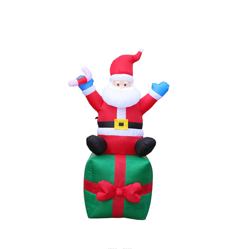 Hot sale inflatable christmas decoration customized christmas inflatable santa claus decorations