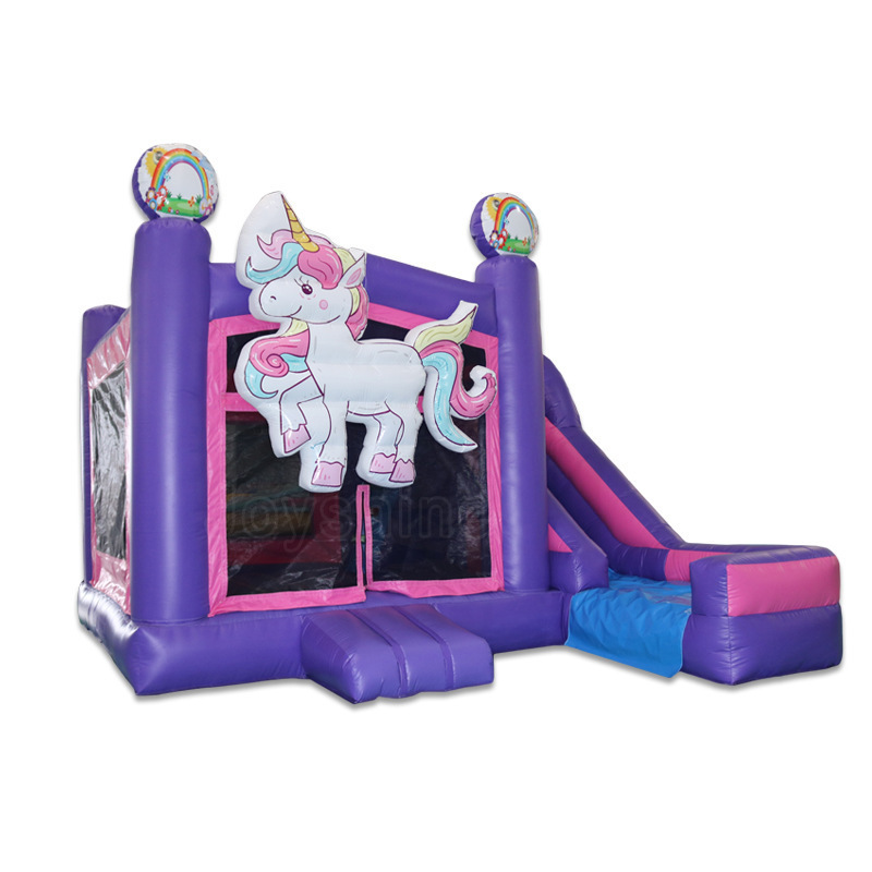 Hot Sale Indoor and Outdoor Children Small PVC Inflatable Castle Coconut Orangutan Mitch Unicorn