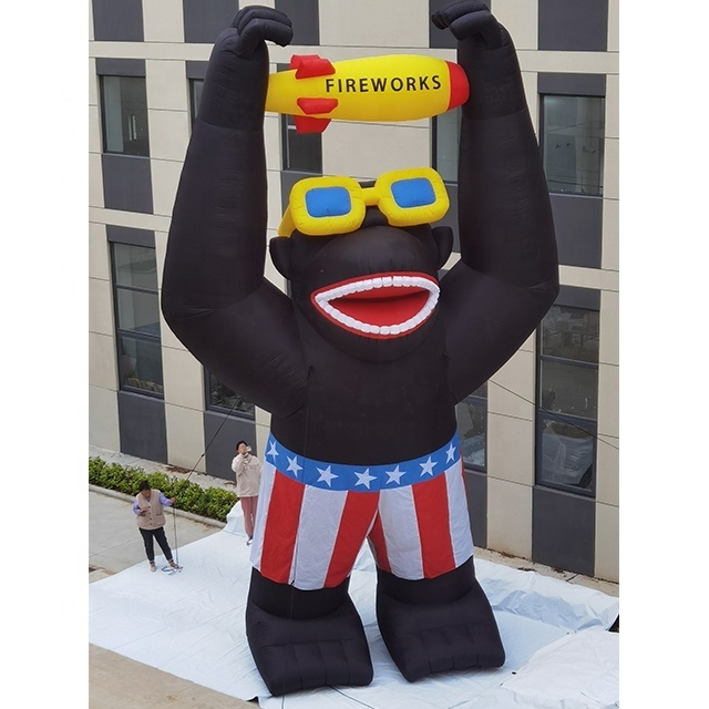 Factory Sale 30 FT Giant Inflatable Monkey For Promotion,20 Feet High Giant Inflatable Gorilla Balloon