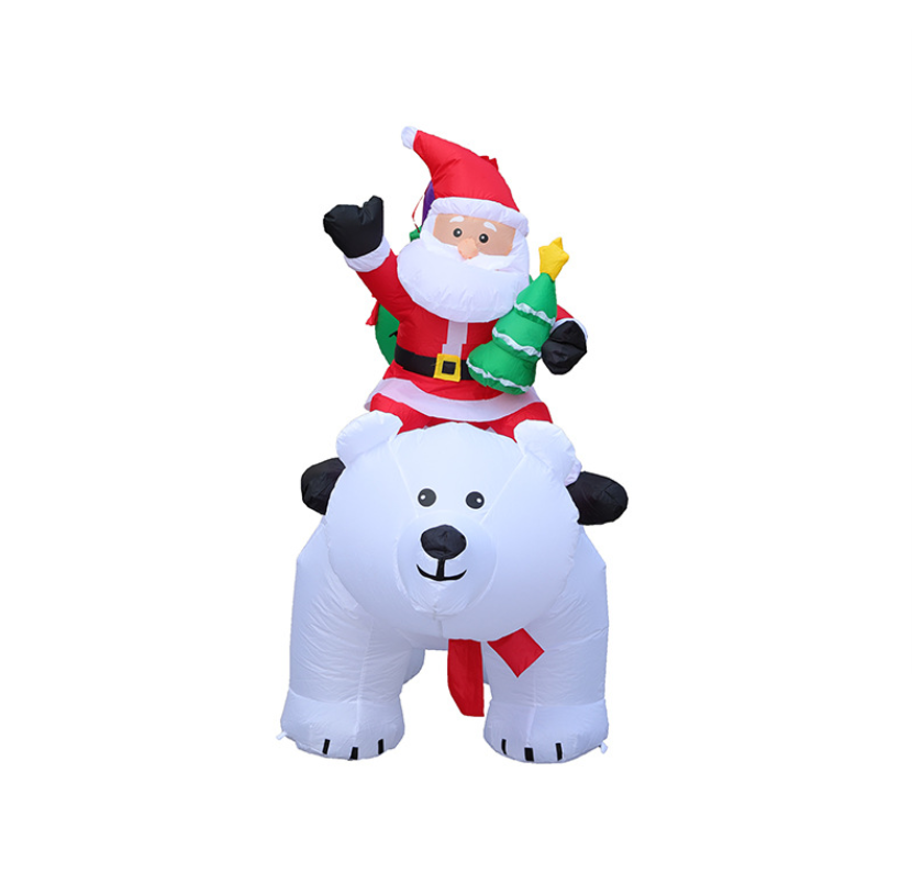 Hot sale inflatable christmas decoration customized christmas inflatable santa claus decorations