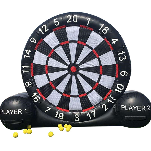 American Gymnastics Mats Shooting Target Carnival Toss Human Kickball Board Football Inflatable Games