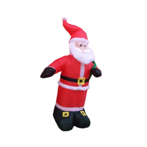 Factory giant christmas decorations inflatable santa claus cartoon character decoration for New Year