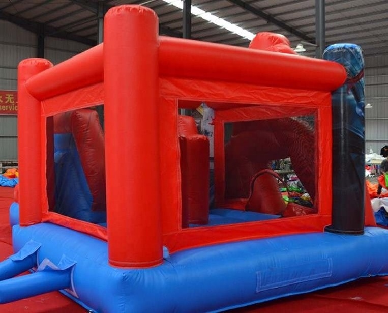 Hot commercial Jumpy House Bouncer spiderman inflatable bounce house  For Sale