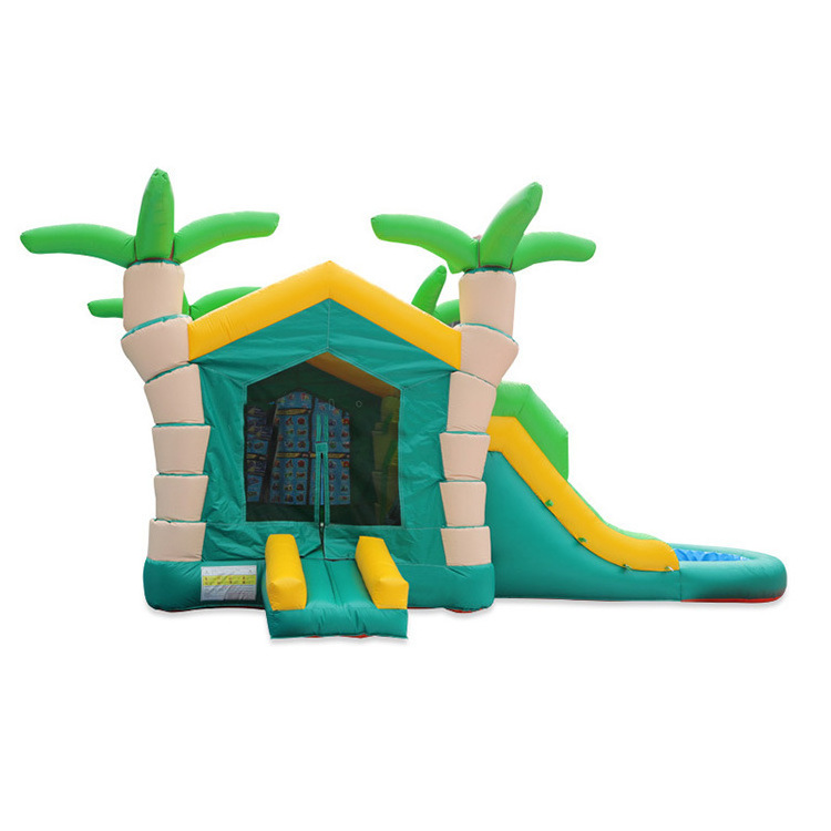 Hot Sale Indoor and Outdoor Children Small PVC Inflatable Castle Coconut Orangutan Mitch Unicorn