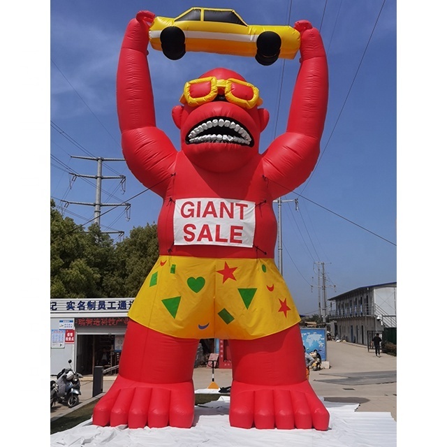 Factory Sale 30 FT Giant Inflatable Monkey For Promotion,20 Feet High Giant Inflatable Gorilla Balloon