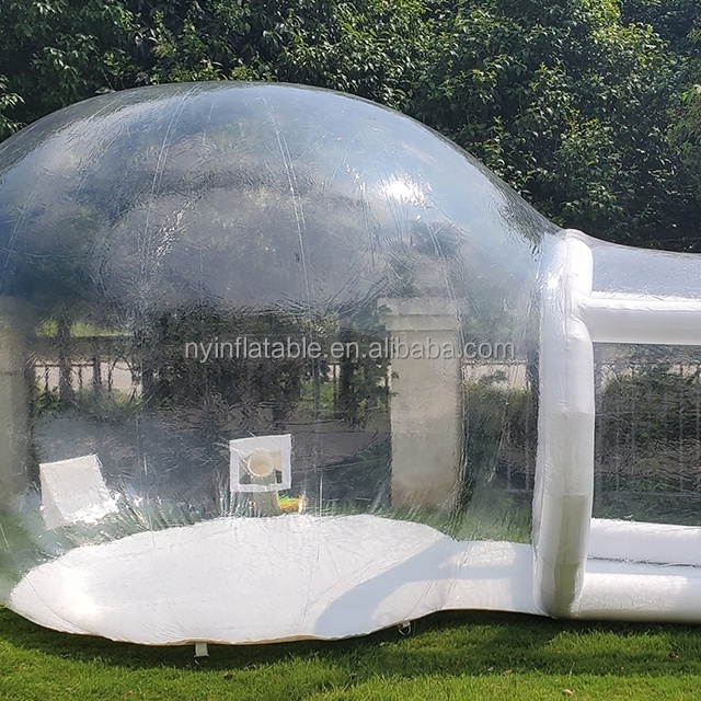 Elastic Transparent Foam House Transparent Tent House Foam dome with rebound bottom factory custom