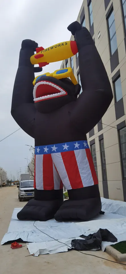 inflatable gorilla large model inflatable advertising sunglasses shorts gorilla