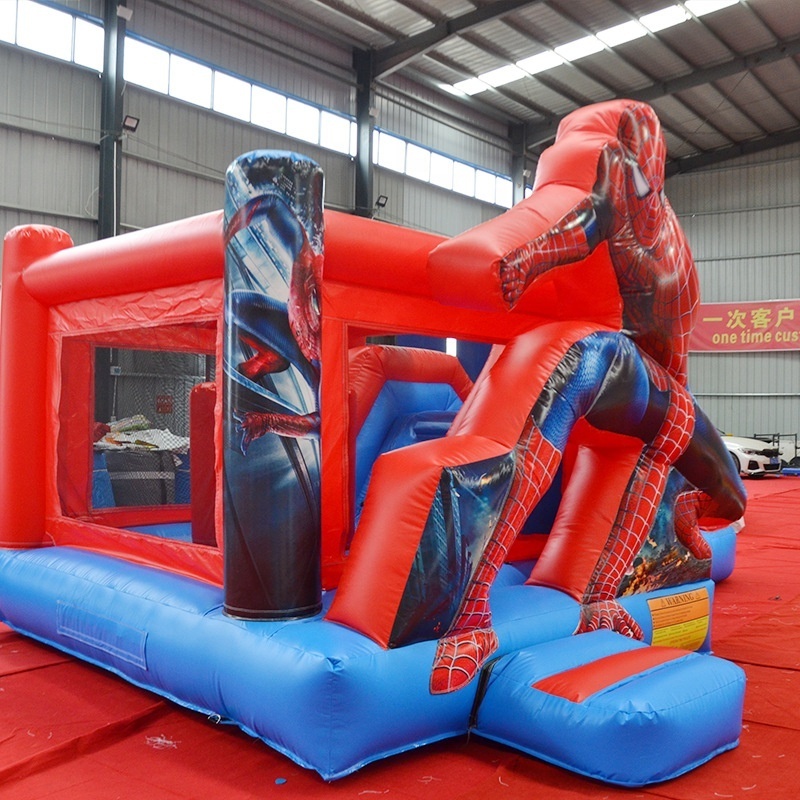 Hot commercial Jumpy House Bouncer spiderman inflatable bounce house  For Sale