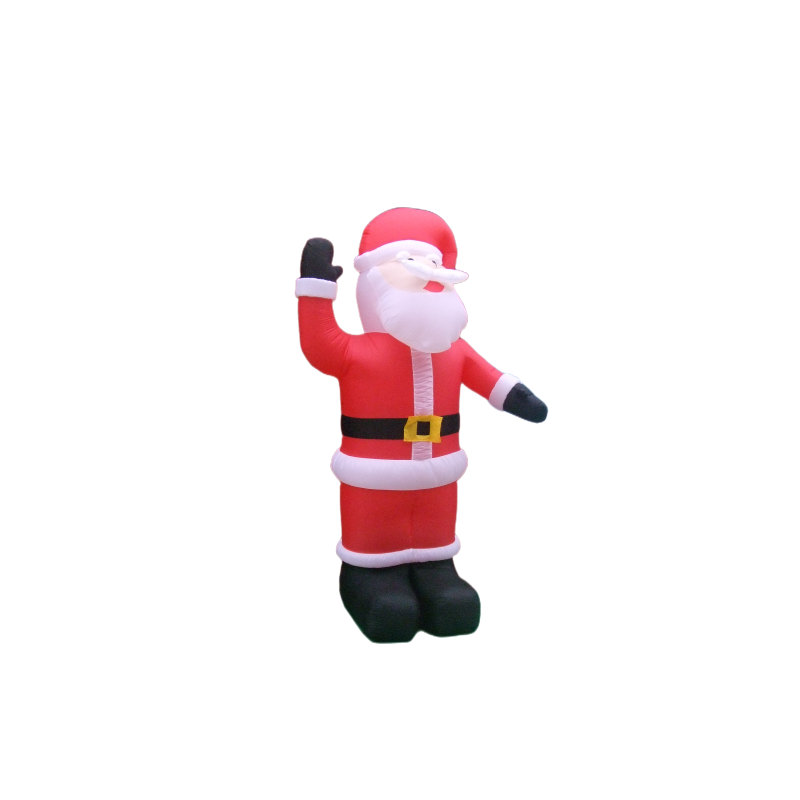 Factory giant christmas decorations inflatable santa claus cartoon character decoration for New Year