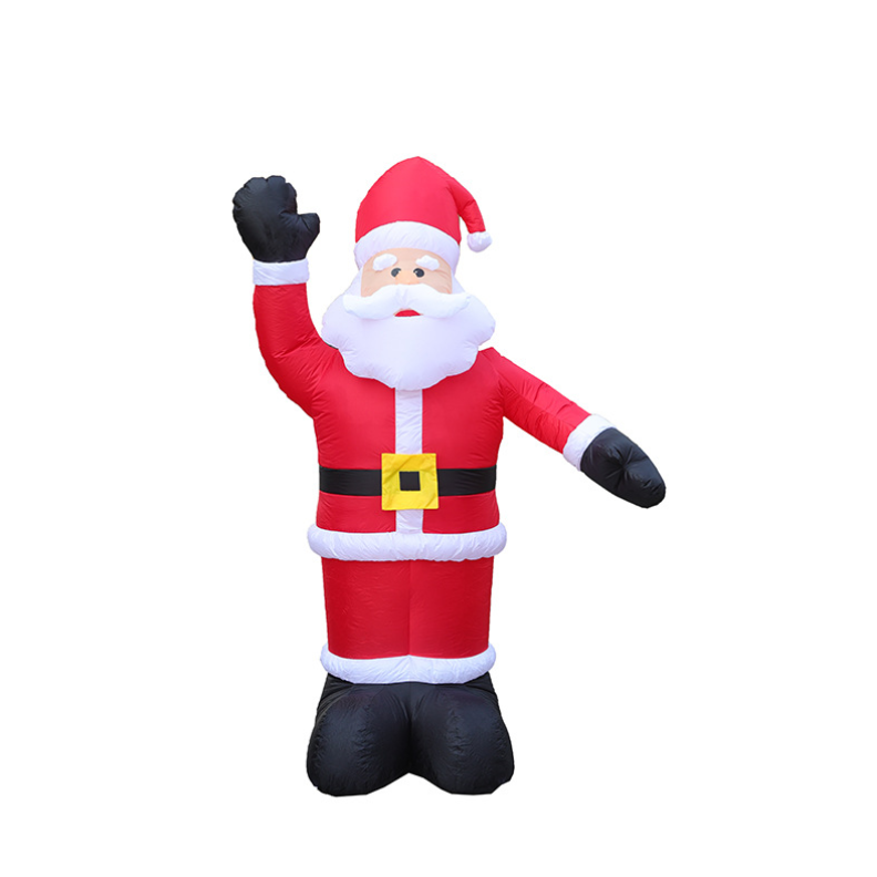 Hot sale inflatable christmas decoration customized christmas inflatable santa claus decorations