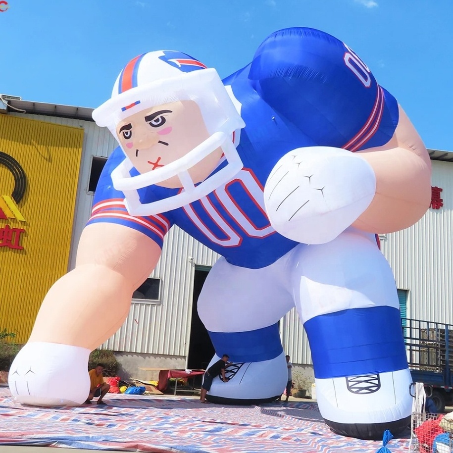 2023 Hot Sale Inflatable Bubba Football Player,Inflatable Rugby Player For Advertising