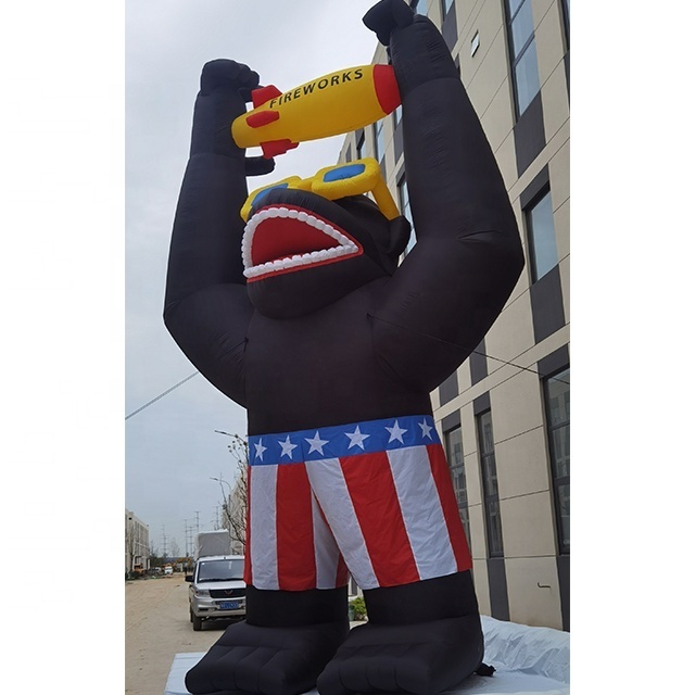 Factory Sale 30 FT Giant Inflatable Monkey For Promotion,20 Feet High Giant Inflatable Gorilla Balloon