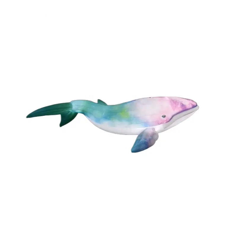 Glowing whale modeling large dolphin modeling inflatable model can be customized