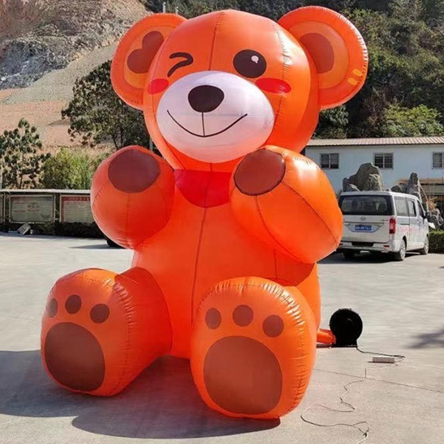 80cm 100cm 120cm 140cm 160cm 180cm 2023 Wholesale Giant Inflatable Polar Bear Giant Stuffed Teddy Bear Big Giant Teddy Bears