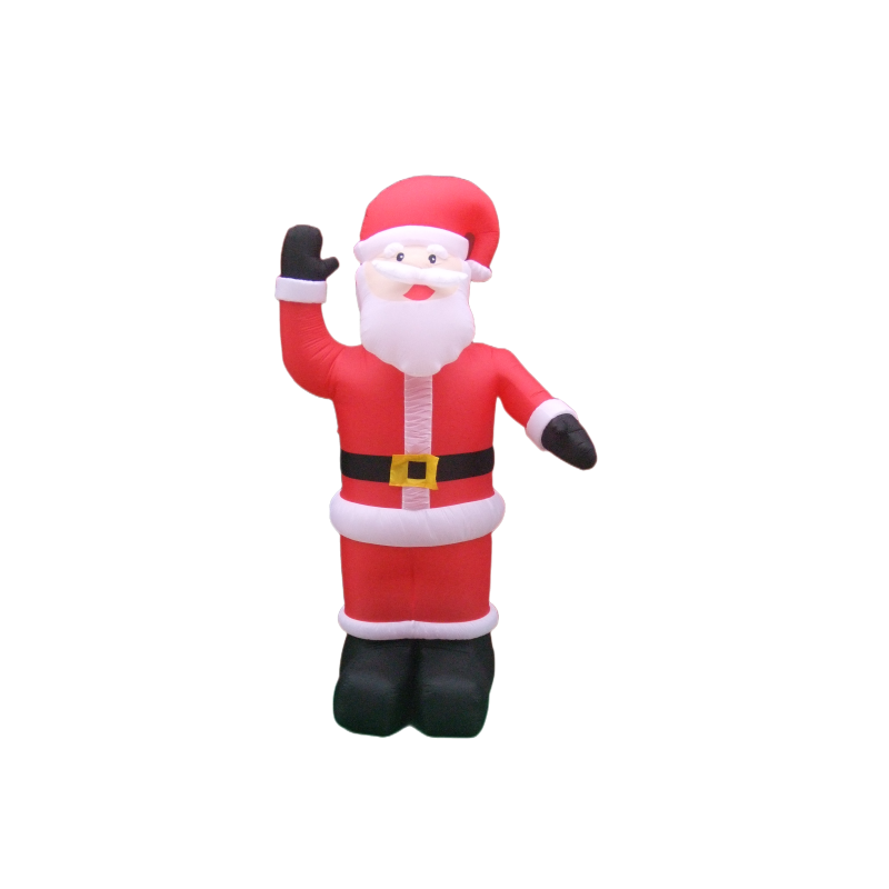 Factory giant christmas decorations inflatable santa claus cartoon character decoration for New Year