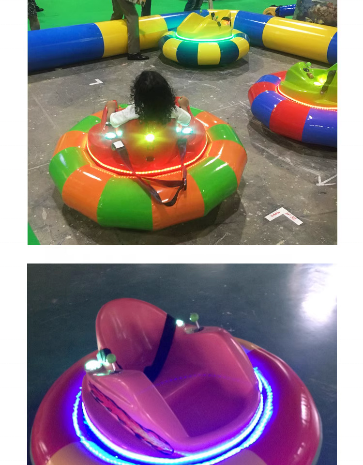 Customized inflatable electric flying saucer bumper car amusement equipment winter ice toy bumper car