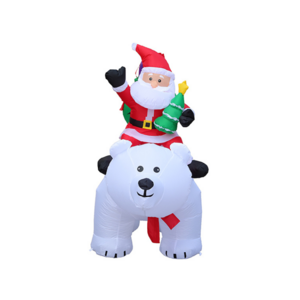 Hot sale inflatable christmas decoration customized christmas inflatable santa claus decorations