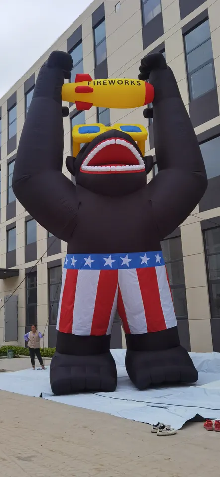 inflatable gorilla large model inflatable advertising sunglasses shorts gorilla