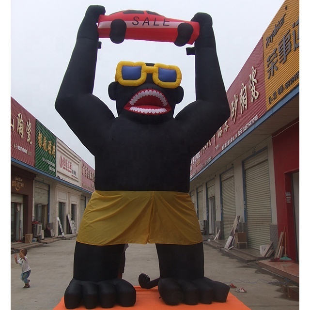 Factory Sale 30 FT Giant Inflatable Monkey For Promotion,20 Feet High Giant Inflatable Gorilla Balloon