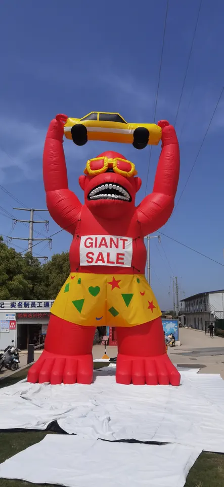 inflatable gorilla large model inflatable advertising sunglasses shorts gorilla