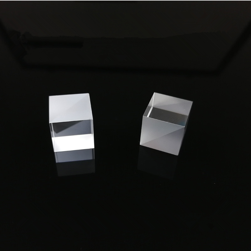 Custom High quality K9 optical glass cube beam splitter prism