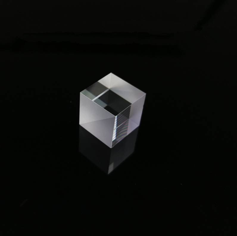 Custom High quality K9 optical glass cube beam splitter prism