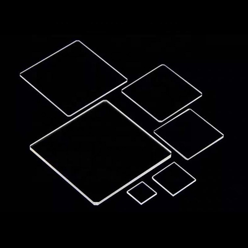 Factory Custom UV JGS1 Fused Silica Clear Quartz Glass Sheet