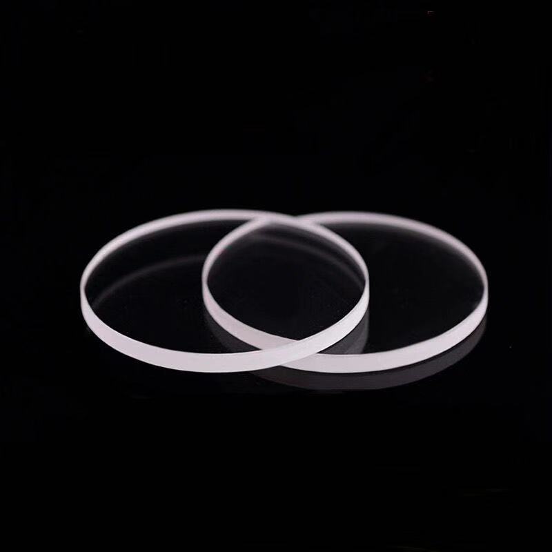 large Transparent JGS1 fused silica glass sheet  UV quartz glass plate for UVC Led Lamp