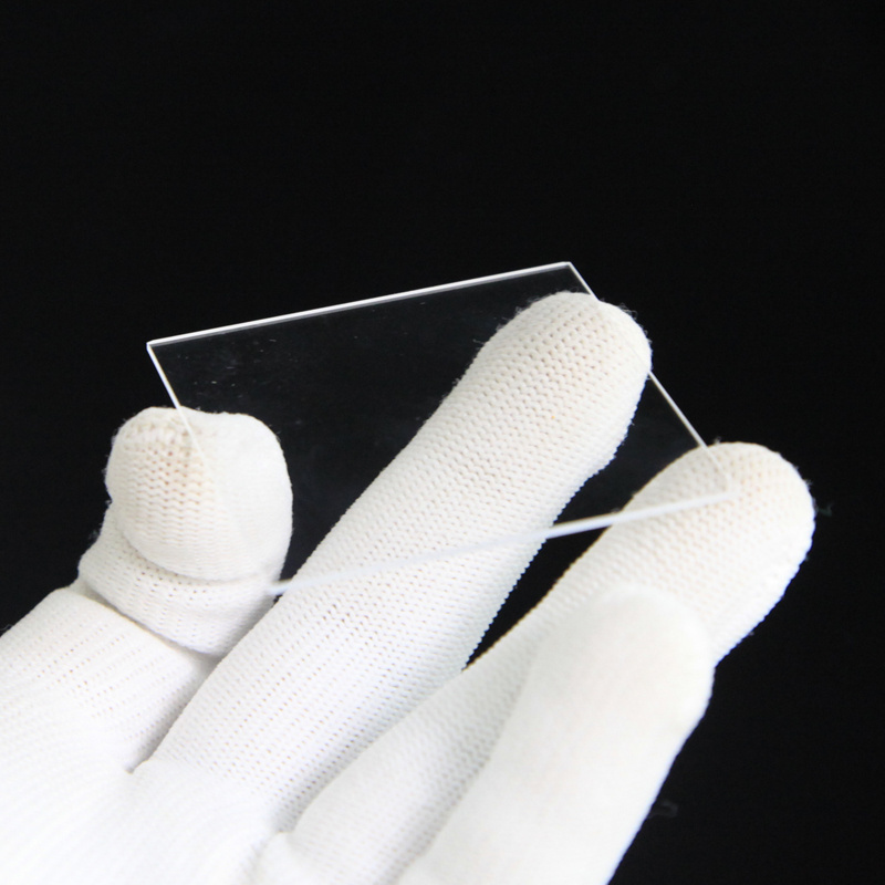 Hot selling uv optical transparent thin quartz glass plate quartz crystal plate