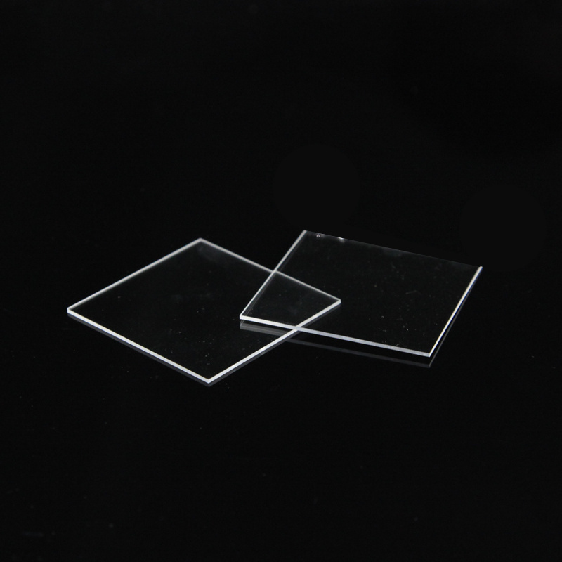 Hot selling uv optical transparent thin quartz glass plate quartz crystal plate