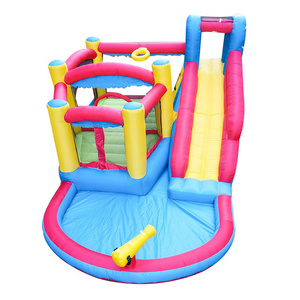 Combination Rock Climbing Slide Inflatable Castle Inflatable Water Slide with Ball Pool Customizable Inflatable Bounce House