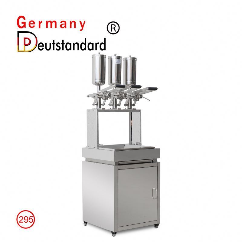 Hot sales  churros machine with fryer churros filler with cabinet 3L churros filling machine jam filling machine