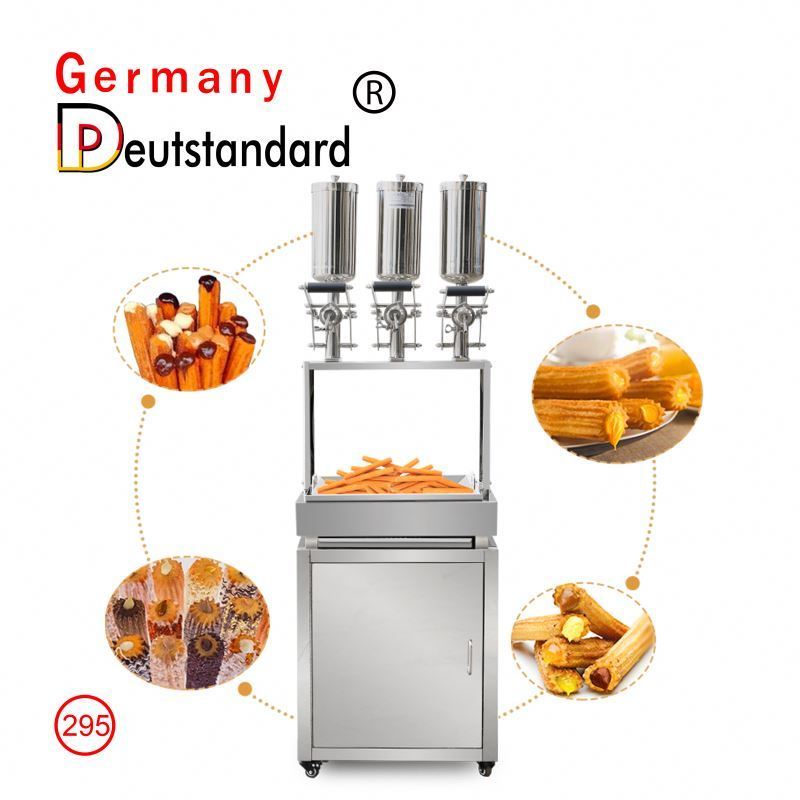 Hot sales  churros machine with fryer churros filler with cabinet 3L churros filling machine jam filling machine