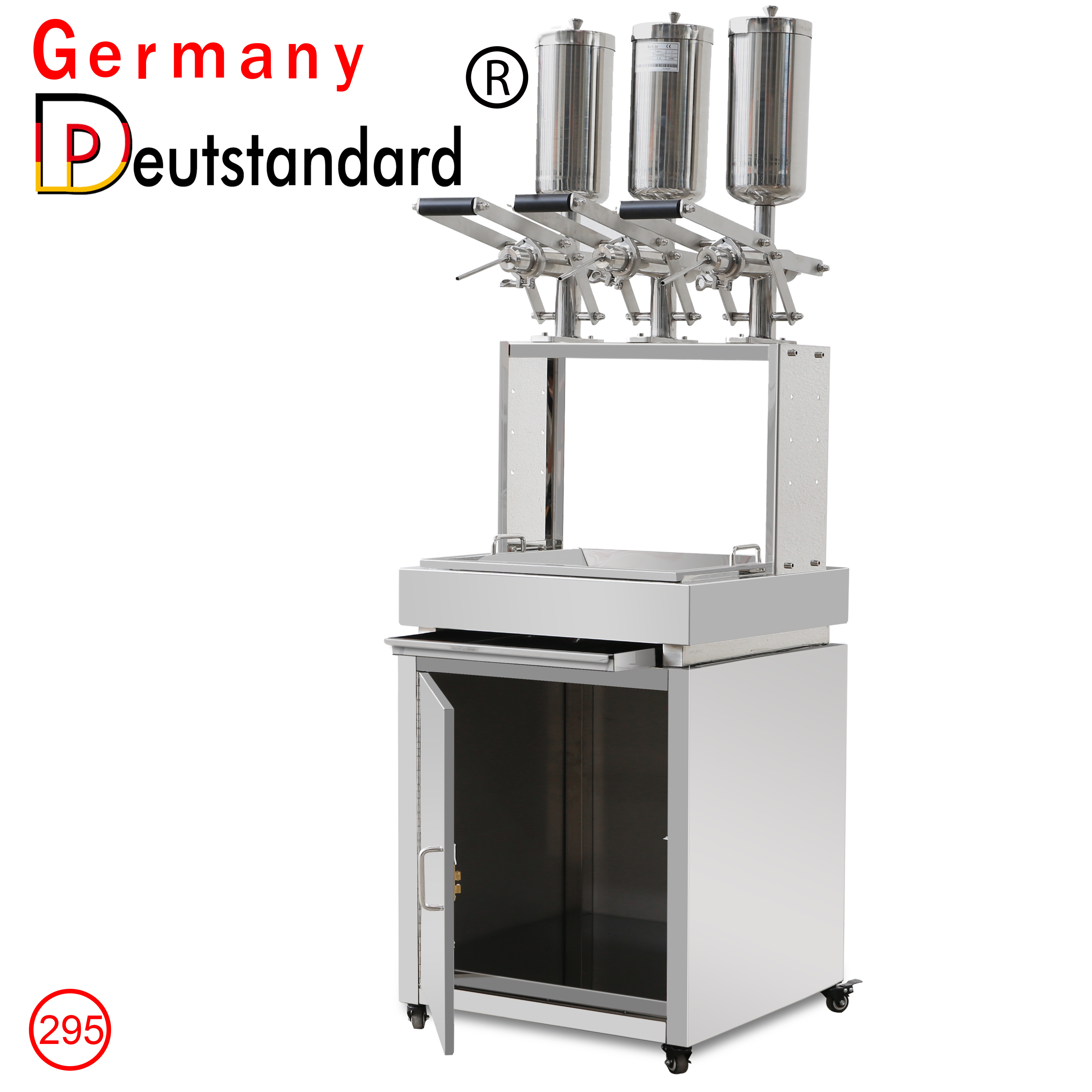 Hot sales  churros machine with fryer churros filler with cabinet 3L churros filling machine jam filling machine