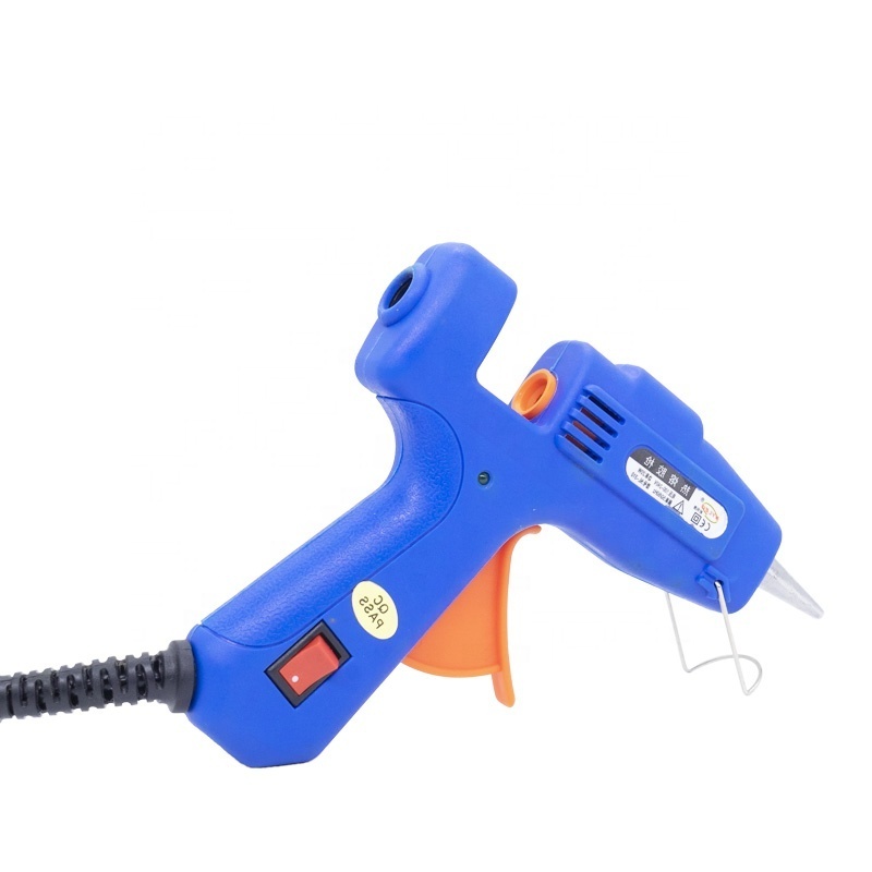 20W mini glue gun  with anti-drip nozzle hot glue gun for DIY